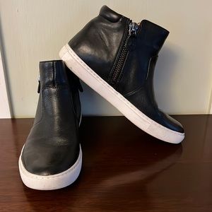 Gentle Souls Black Leather Ankle Boots